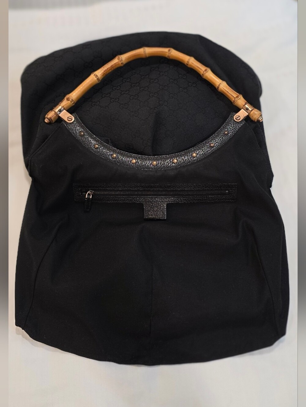 GUCCI GG Tote with Bamboo Handle - Large (wallet sold separately) - Picture 16 of 16